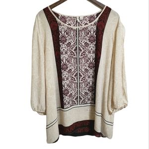 Cato Open Sleeve Blouse Women'sSize 26/28W